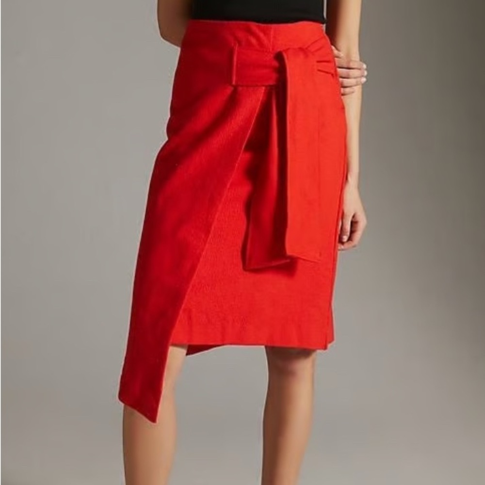 Anthropologie Maeve Asymmetrical Wrap Skirt Size 6 NWOT